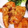 おうちゃん母さん's cooksnap of when they made 美味！簡単！鶏ムネの大蒜バター醤油チーズ.