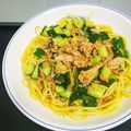 yukipanmen's cooksnap of when they made きゅうりとツナの冷製パスタ.