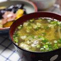 みず＊'s cooksnap of when they made 新ごぼうと卵とじのすまし汁.