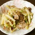 ＊実月＊'s cooksnap of when they made シャキシャキ大根と豚肉の炒め物.