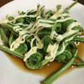 ネギがお好き's cooksnap of when they made こごみのおひたし⭐めんつゆマヨ.