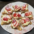 りんご好きママ's cooksnap of when they made 簡単イチゴのカスタードパイ.