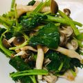 クックQ4669I☆'s cooksnap of when they made 三ツ葉としめじのお浸し.