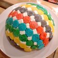 ほいむ's cooksnap of when they made 簡単重ねるだけでクッキーケーキ.