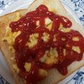 白龍ユーリ大好き's cooksnap of when they made レンジで楽チン！ふわふわ卵トースト.