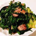 やまったくん's cooksnap of when they made 簡単！菜の花とベーコンのガーリック炒め☆.