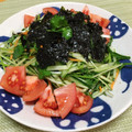 mogusun＊'s cooksnap of when they made もりもり食べれるパクチーと水菜のナムル❣.