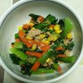 おやんず's cooksnap of when they made 小松菜とツナのポン酢さらだ.
