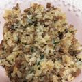 ぱてすん's cooksnap of when they made 挽肉とニラでスタミナ☆炒めご飯.