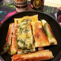 skyh73151's cooksnap of when they made パリパリ★ウマウマ　エビニラ焼き春巻き.