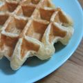 のんぷ's cooksnap of when they made 朝食に！お箸でワッフル（イースト使用）.