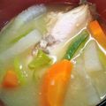 ちょこ＊choco's cooksnap of when they made からだ喜ぶ～♪たっぷりブリのあら汁.