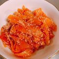 はるぴったん's cooksnap of when they made レンジで3分！ たらこにんじん.