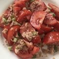 Yokchina's cooksnap of when they made トマトのねぎツナだれ.