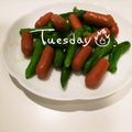 つよまり's cooksnap of when they made 超簡単！ししとうとウインナーの炒めもの♪.
