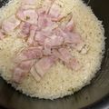 roseclover's cooksnap of when they made コンソメとベーコンの炊き込みごはん.