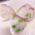 はるにゃ❀'s cooksnap of when they made ベーコンと枝豆チーズ☆オイルおにぎり.