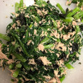 クックWI668R☆'s cooksnap of when they made 箸が止まらない☆春菊のツナマヨ和え！.