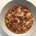 KarenW's cooksnap of when they made ■きのこと鶏むね肉のトマトリゾット■.