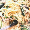 イサキッチン's cooksnap of when they made きのこパスタ バター醤油味.