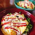 ❀akiko❀'s cooksnap of when they made ［簡単 美味しい オムタコライス］.