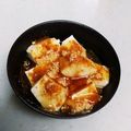 _mochi_'s cooksnap of when they made 超簡単ヘルシーおやつ！黒蜜きな粉がけ豆腐.