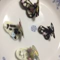 地図。's cooksnap of when they made 超簡単！チョコの蝶々.