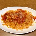 揚げ物love's cooksnap of when they made 酸っぱくない！本格濃厚トマトソースパスタ.