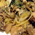 はっちv's cooksnap of when they made 簡単☆１人ランチ サバ缶で和風パスタ.