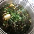 まとりょーしか☆'s cooksnap of when they made 食欲がない時にも！さっぱり☆もずくスープ.