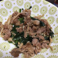 anemonenan's cooksnap of when they made 牛肉とほうれん草の炒め物.