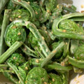 マジュマジュ's cooksnap of when they made 簡単！山菜 こごみのゴママヨネーズ和え♪.