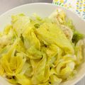 ひまわり６号's cooksnap of when they made 電子レンジで！やみつき蒸しキャベツ.