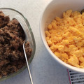 フランクフルトJr's cooksnap of when they made さばの缶詰（水煮）そぼろ丼（三色丼）卵入.