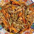 Jeria's cooksnap of when they made 豚こまのきんぴらごぼう.