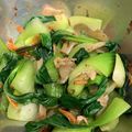 yysakura's cooksnap of when they made ちんげん菜とザーサイの和えもの.