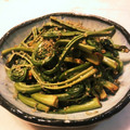 イヌピコ☆'s cooksnap of when they made こごみのしらす炒め☆.