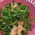 dasako山's cooksnap of when they made 無限豆苗 混ぜるだけ！塩昆布おかか和え.