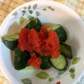 nikiGFK2O0's cooksnap of when they made 絶品(きゅうりの明太子和え).
