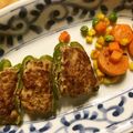 クック1QPX81☆'s cooksnap of when they made 簡単〜ピーマンの肉詰め！.
