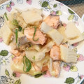 ろ→り→'s cooksnap of when they made たけのこと鮭の旨塩ねぎあん♪.