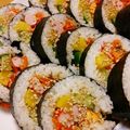 ころころころころ～♪'s cooksnap of when they made 本場韓国の3STEP簡単海苔巻きキンパ.