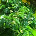やーしー's cooksnap of when they made レンチンで簡単◎ほうれん草の胡麻和え.