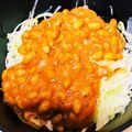 meechan_y's cooksnap of when they made 納豆にちょい足し（カレー粉編）.