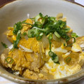 miyu☆n's cooksnap of when they made 刻み揚げのきつね玉子丼.