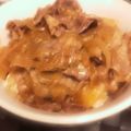 go_tep_go's cooksnap of when they made ウチのアレ♡お店の味！やわらかうまい牛丼.