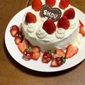 クック90LI34☆'s cooksnap of when they made デコレーション♪ショートケーキ♪.