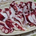 ゆけり３兄弟's cooksnap of when they made ！活だこで！マダコのお刺身.