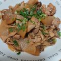 クックYNYWHO☆'s cooksnap of when they made 【フライパンで簡単】鶏肉と大根の煮物.