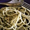 みみ母's cooksnap of when they made お一人様用バジルソースパスタ.
